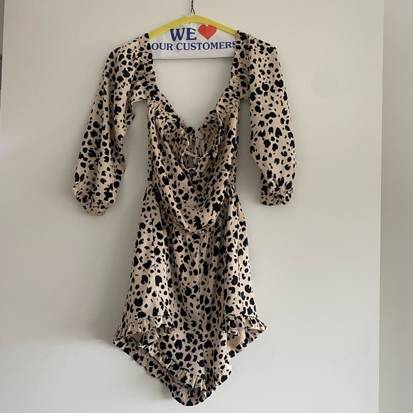 Beach Bunny Leopard Print Romper - Picture 3 of 4